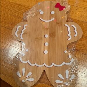 Gingerbread girl Bamboo Cutting Board